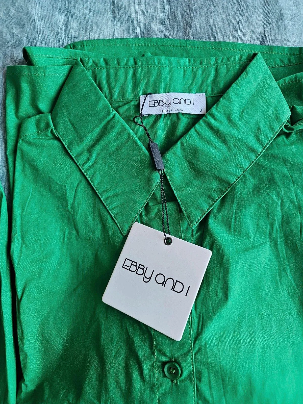2pieces Green Cotton Sets Size S – photo 4
