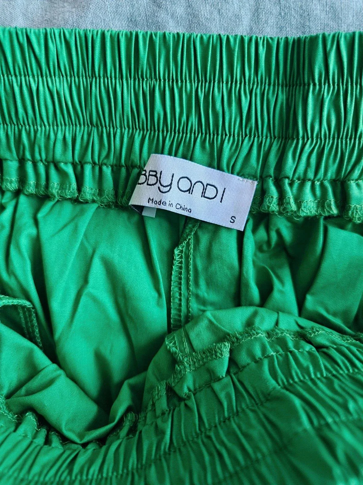 2pieces Green Cotton Sets Size S – photo 3