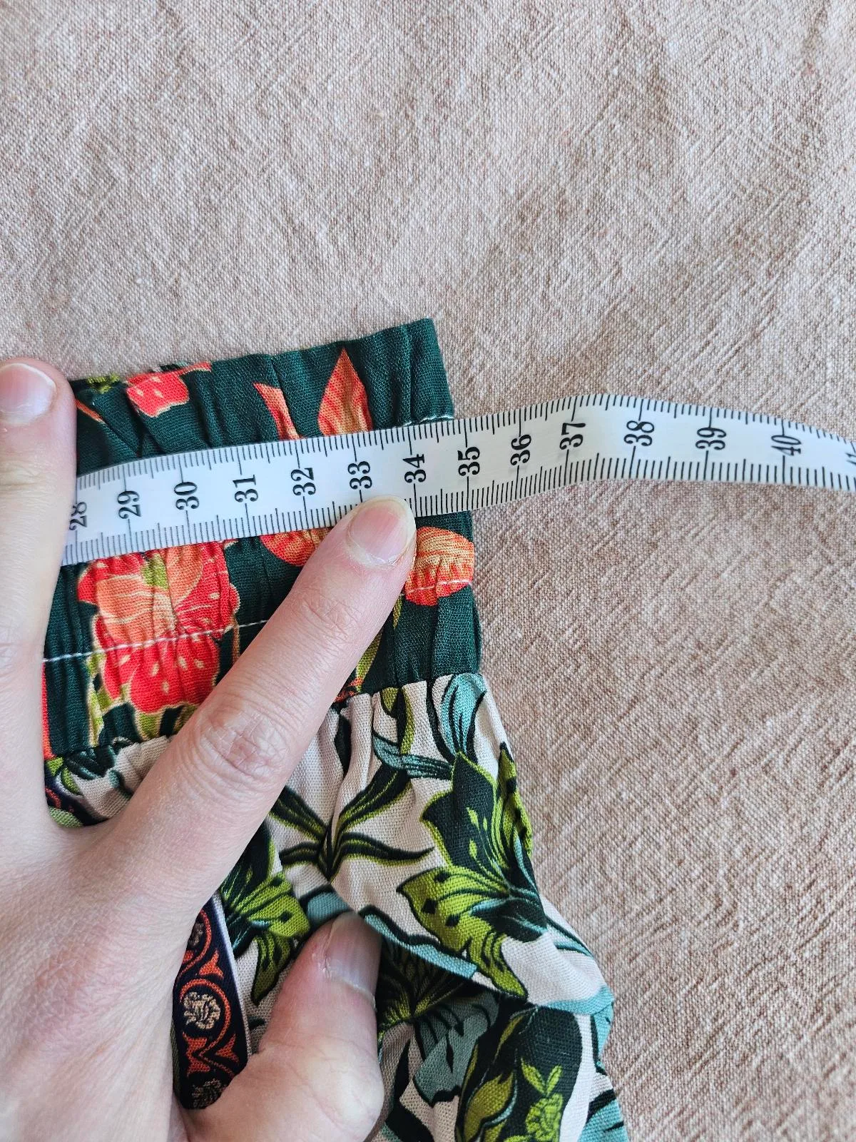 Tropical Wide Leg Pants Size S – photo 7