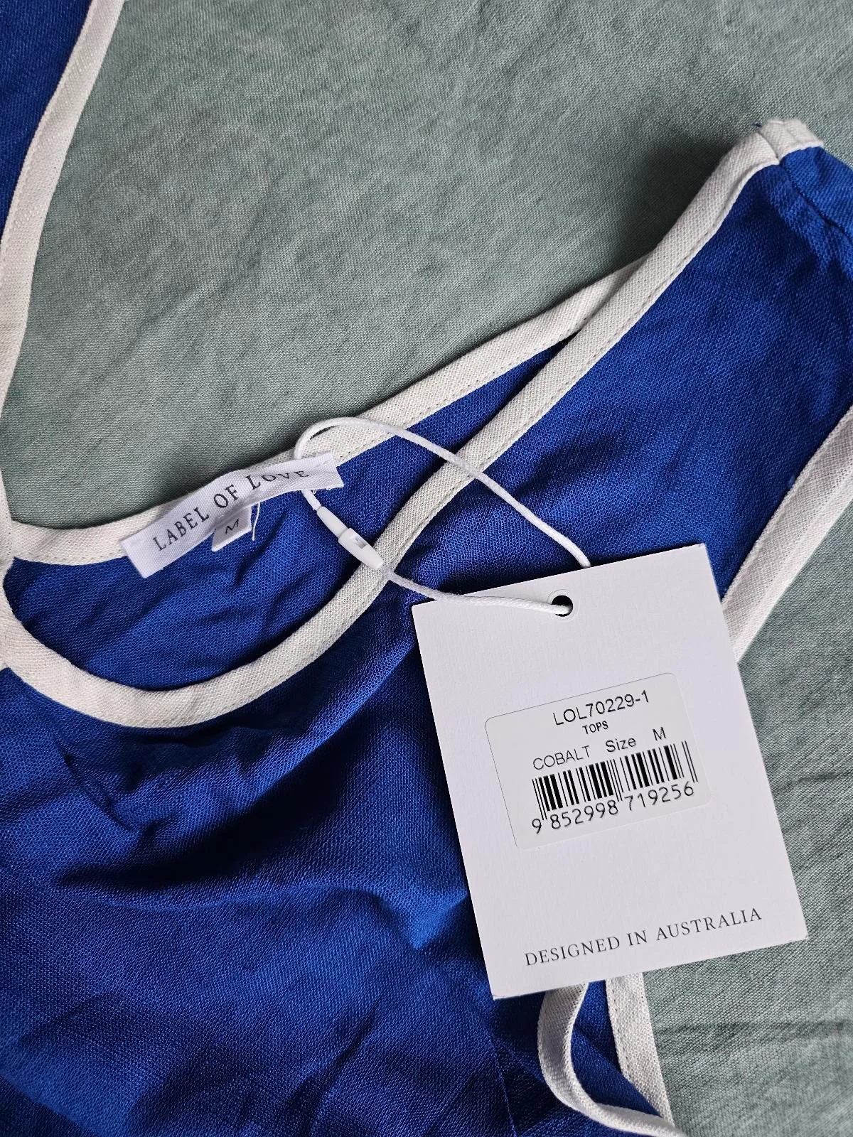 Cobalt Blue Tank Size M – photo 7
