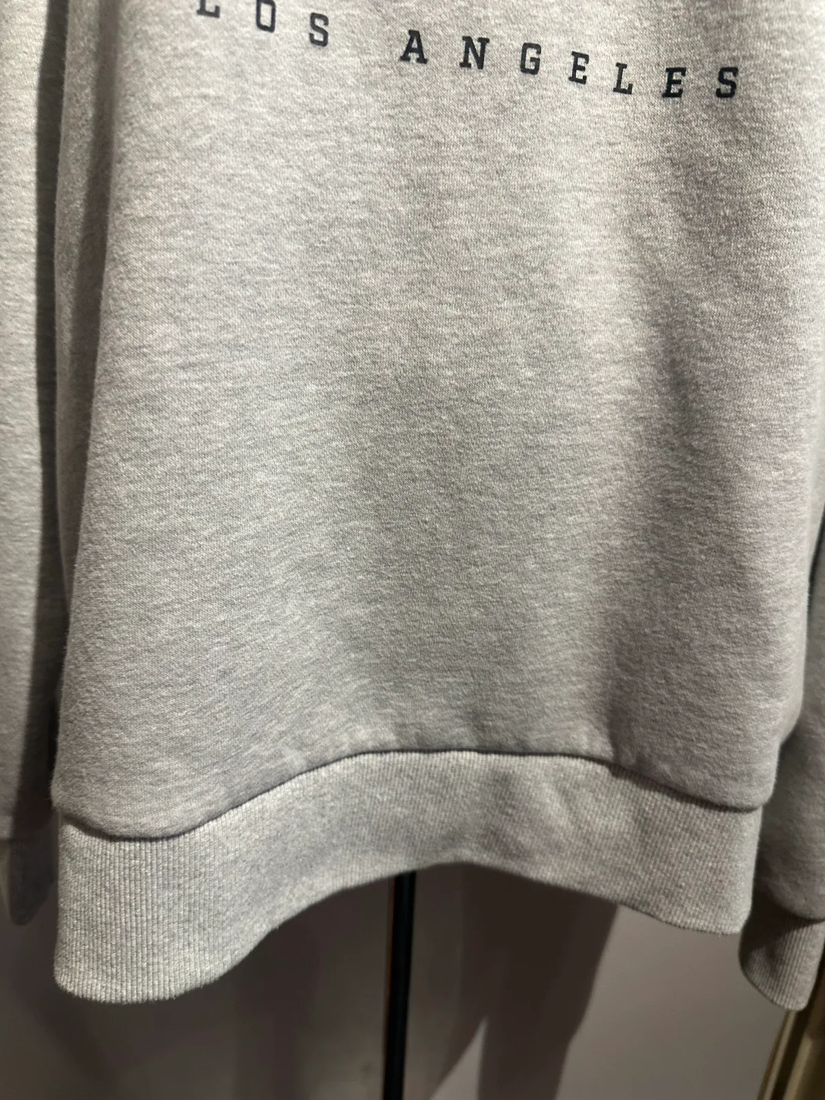 whitefox  ladies grey jumper los angeles 1/4 zip . dize sm / med — photo 3