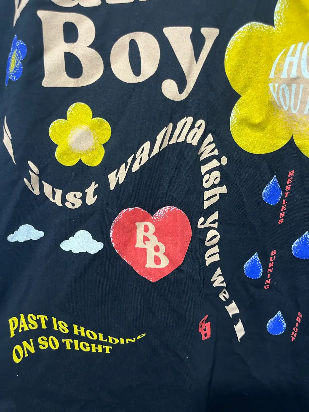 Baker Boy Black Crew Neck T-Shirt Size S Official Merch Bernard Fanning – photo 3
