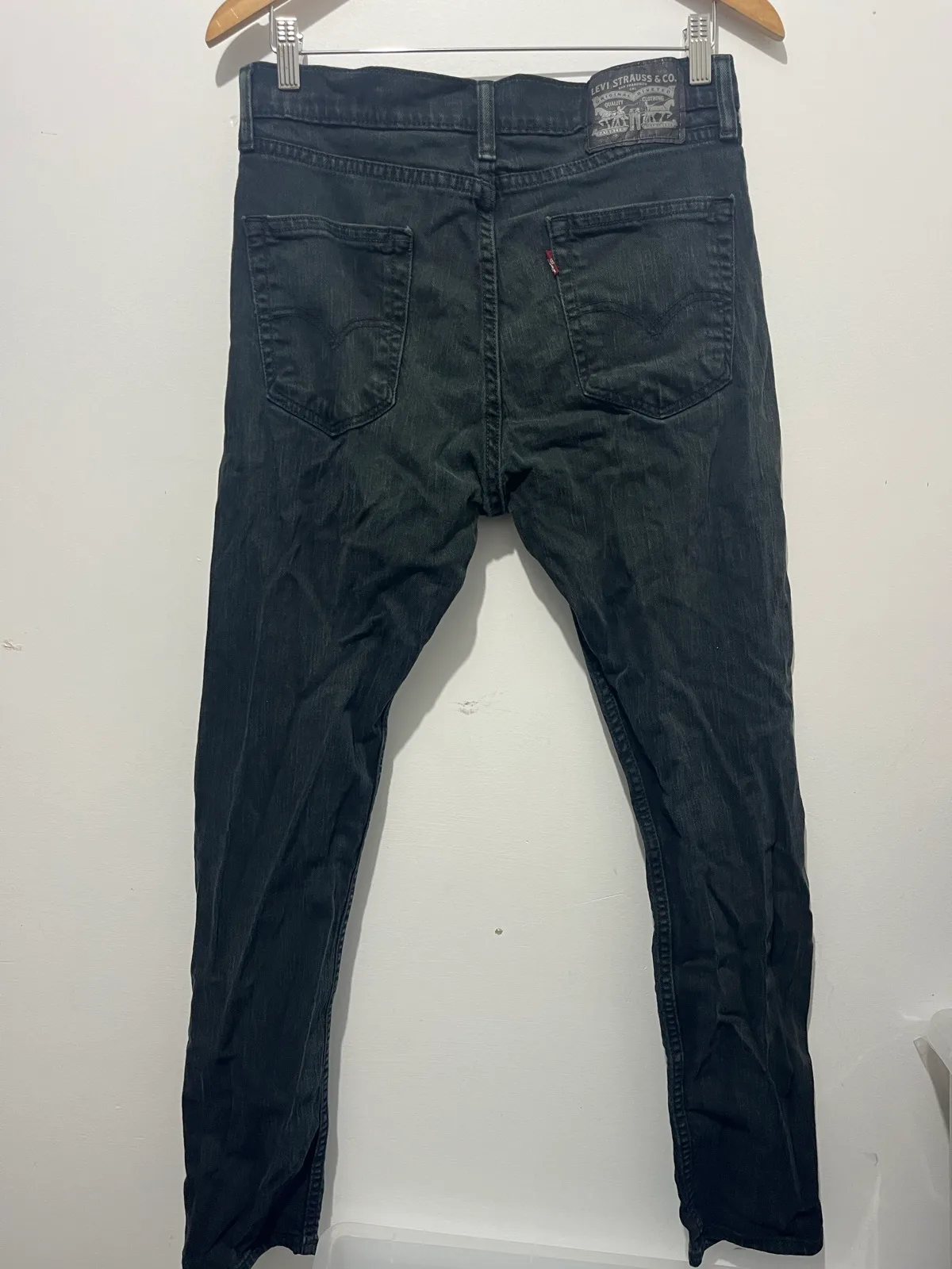Levi's 511 Men's Slim Fit Denim Jeans 32x32- Black Dark Wash 5-Pocket – photo 2