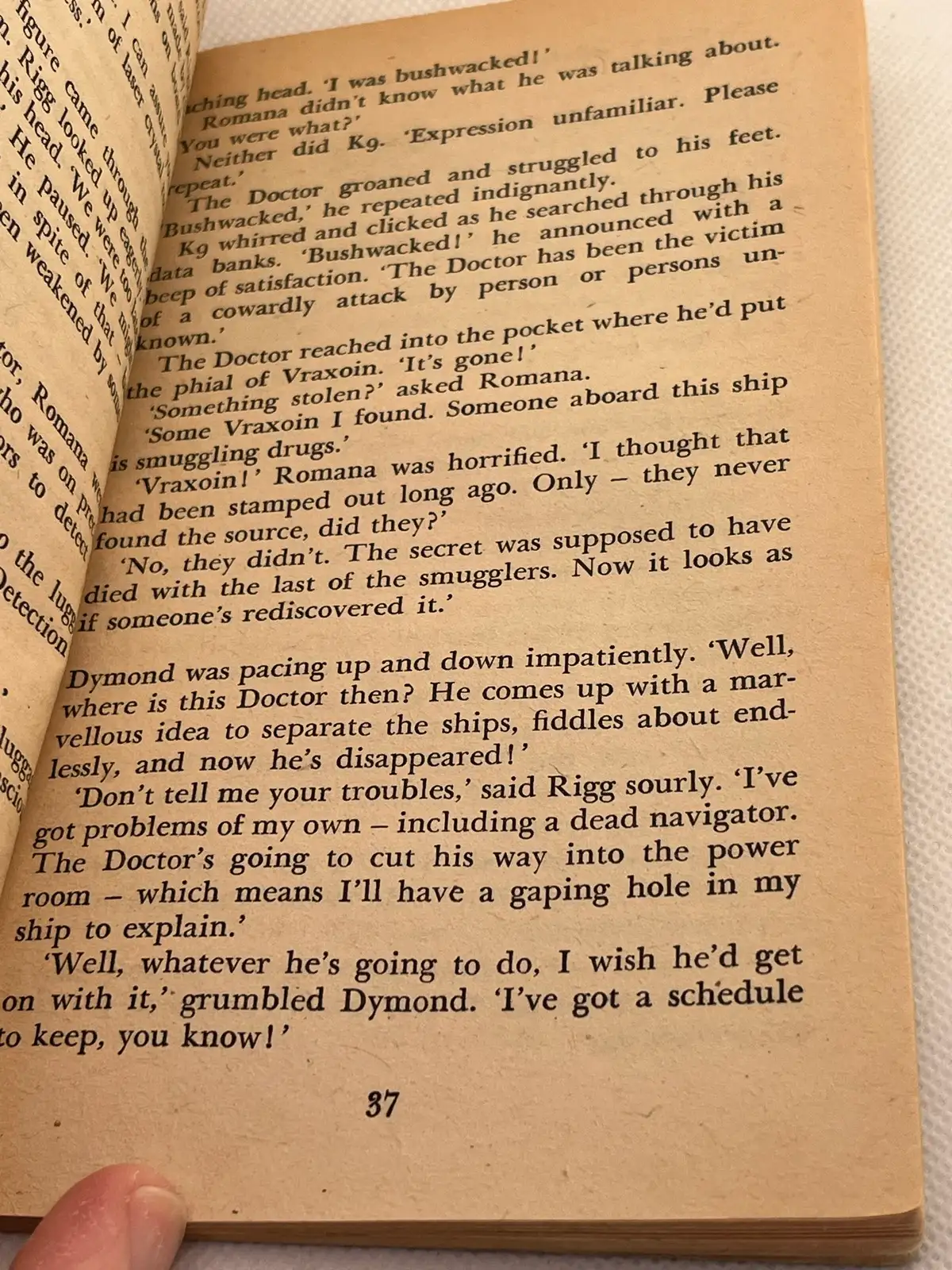 doctor who - nightmare of eden terrance dicks paperback w h allen 1980 vintage – photo 12