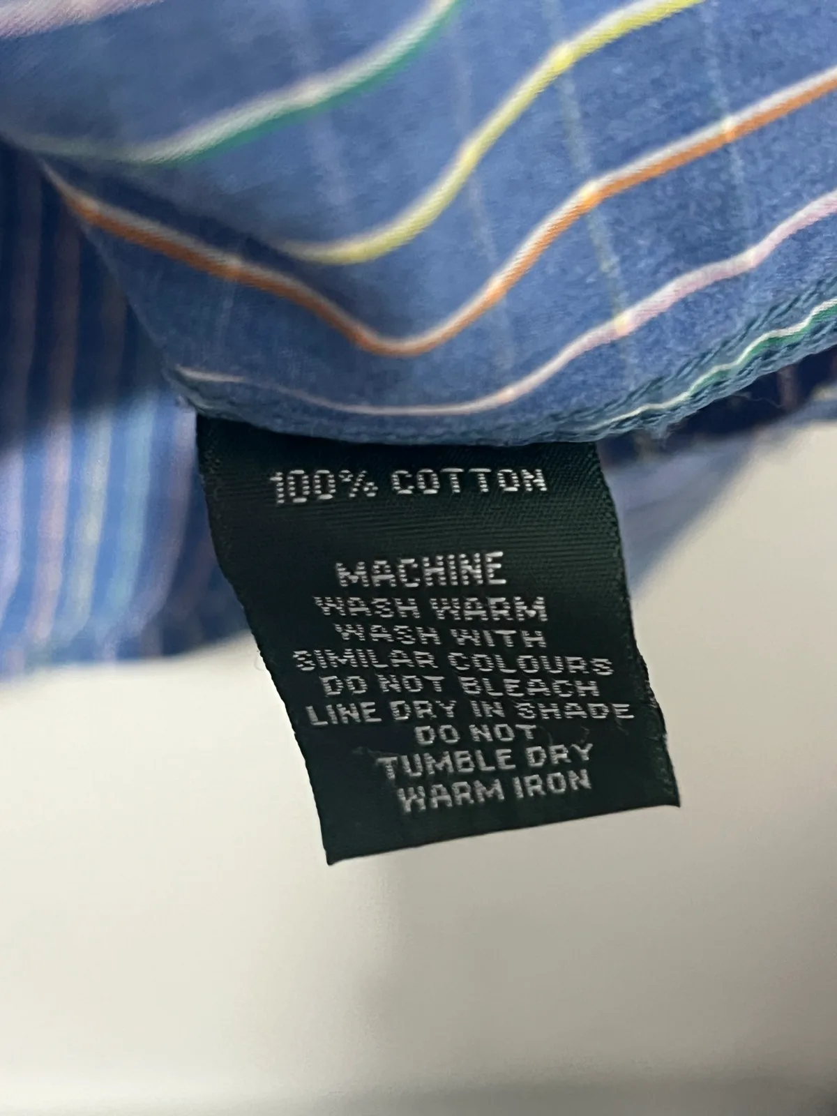 Rodd & Gunn Sports Fit Check Dress Shirt 2XL Blue Cotton Long Sleeve Collared – photo 5