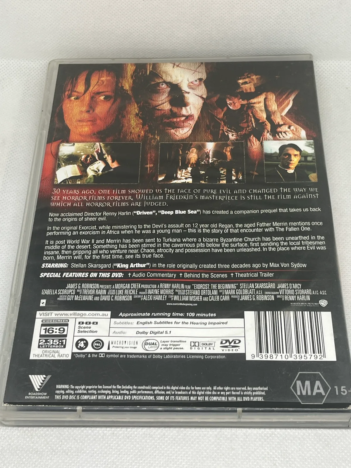 2 x Horror DVD Bundle - Exorcist - Ex Rental - Region 4 — photo 5