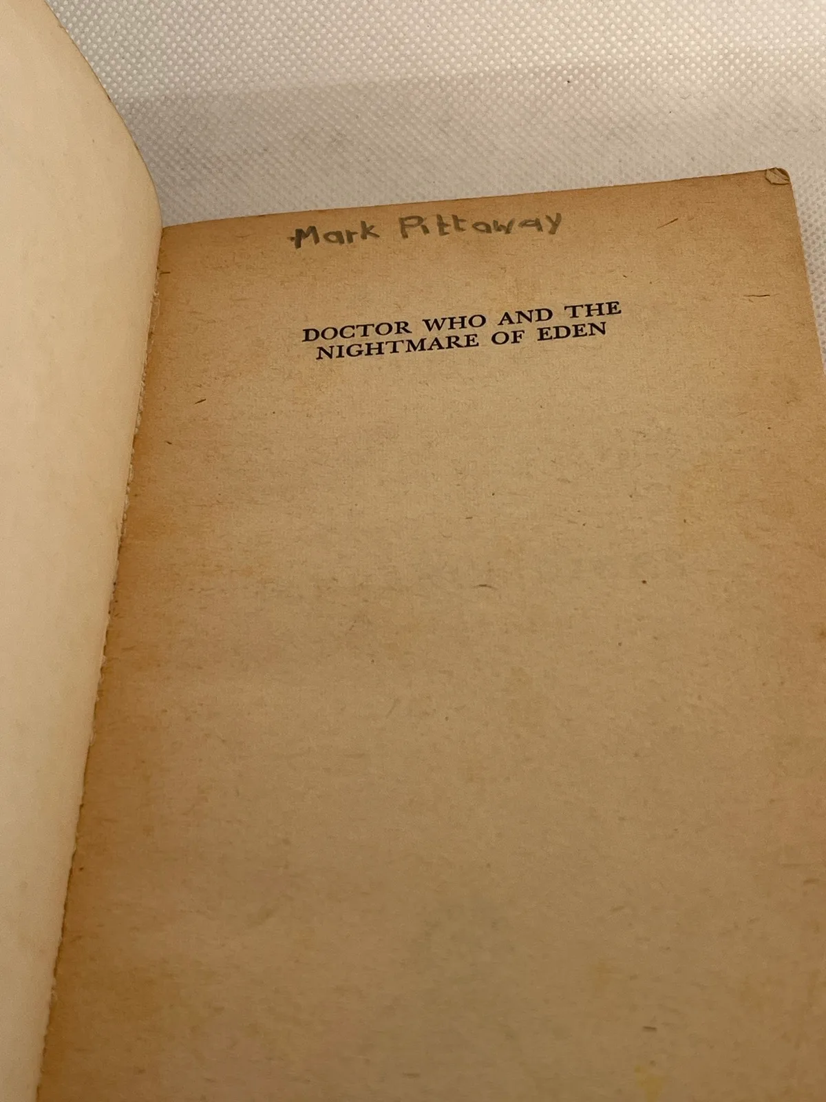 doctor who - nightmare of eden terrance dicks paperback w h allen 1980 vintage – photo 5