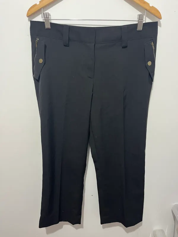 Worthington Modern Fit Women’s Black Dress Pants Size 8 Regular Flat Front