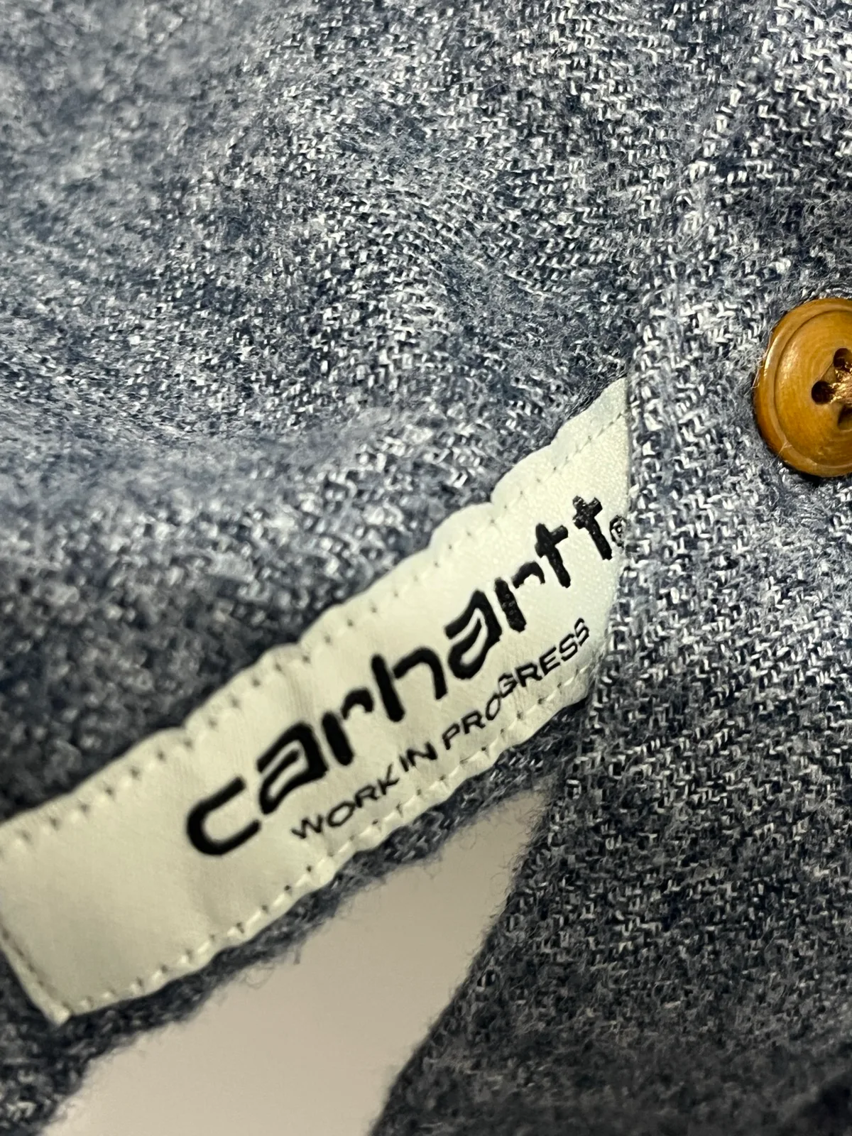 Carhartt WIP L/S Cram Shirt Mens Regular Fit Button-Down Grey Cotton S – photo 7