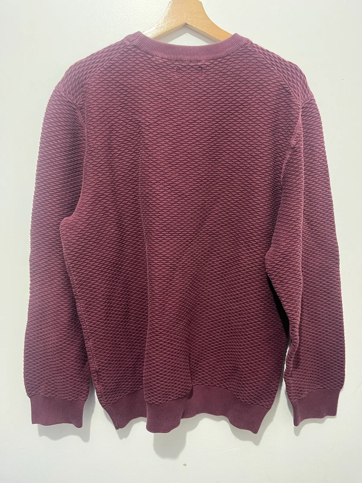 GANT burgundy textured knit sweater – photo 5