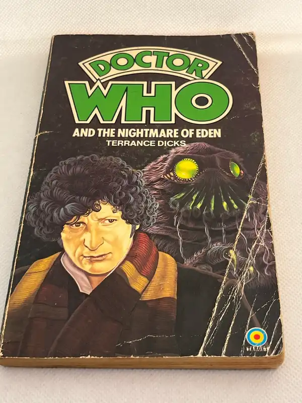 doctor who - nightmare of eden terrance dicks paperback w h allen 1980 vintage