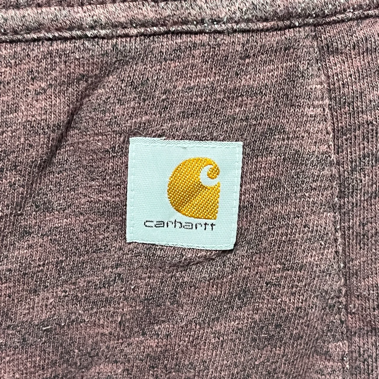 Carhartt Purple Relaxed Fit Pullover Fleece Hoodie Logo Pockets Size XS – photo 2