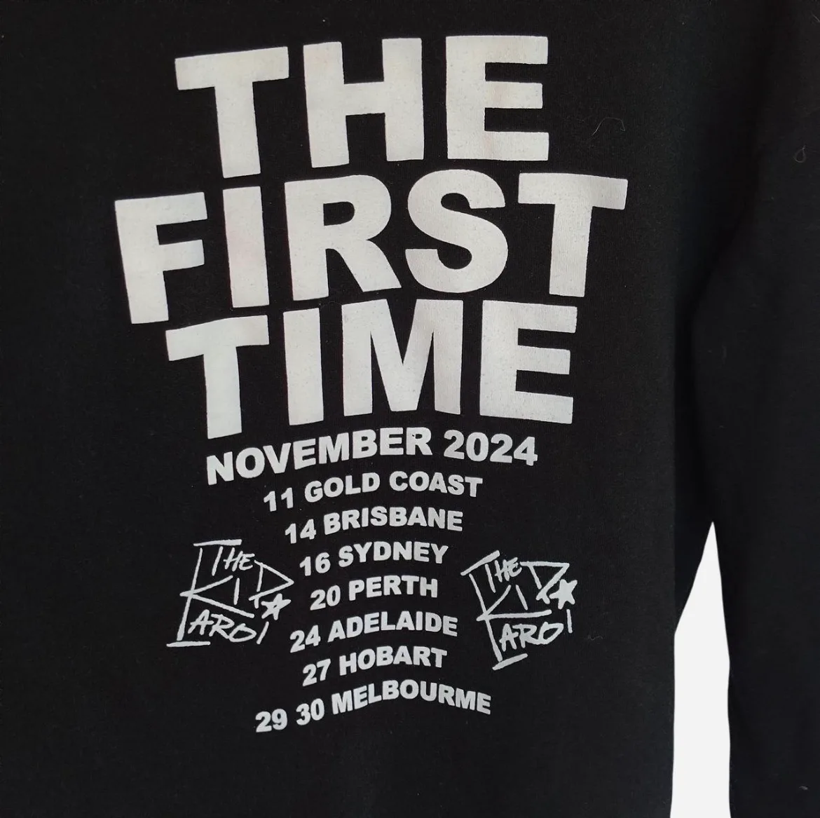 The Kid Laroi Concert Hoodie November 2024 Size XL — photo 4
