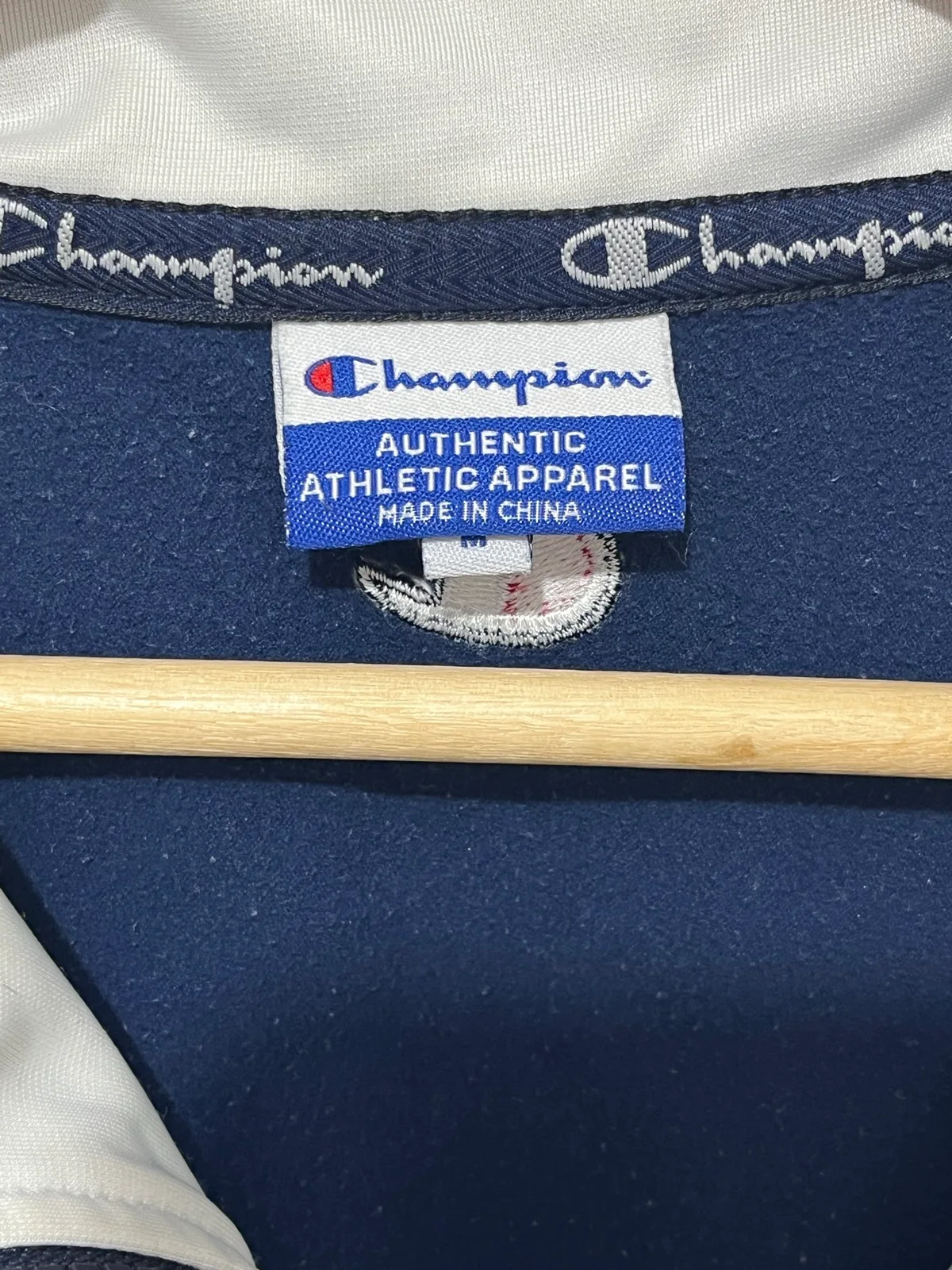 Women’s Champion Navy Track Jacket Zip Up Size Medium — photo 6