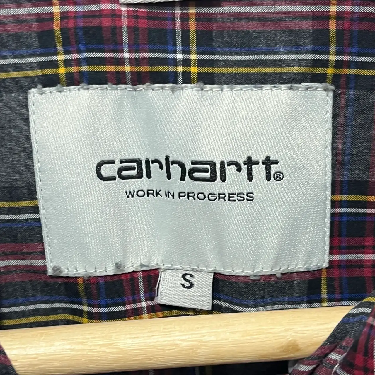 Carhartt WIP L/S Leroy Shirt Mens Button Up Long Sleeve Plaid Cotton S Grey – photo 4