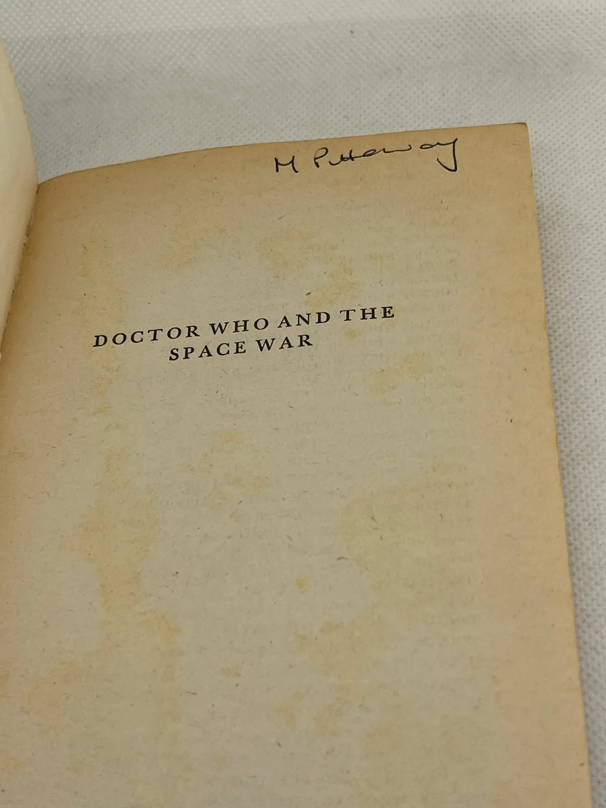 Doctor Who Doctor Who and the Space War - Malcolm Hulke PB 1976 – photo 4
