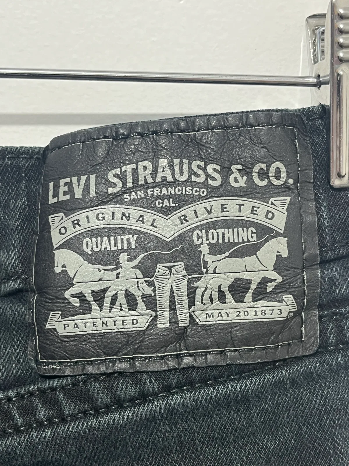 Levi's 511 Men's Slim Fit Denim Jeans 32x32- Black Dark Wash 5-Pocket – photo 3