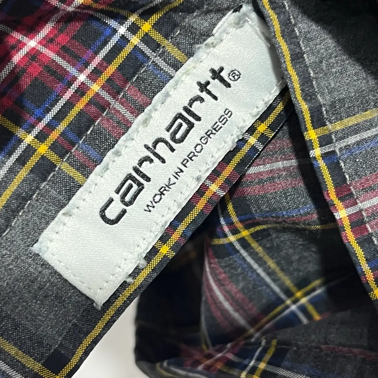 Carhartt WIP L/S Leroy Shirt Mens Button Up Long Sleeve Plaid Cotton S Grey – photo 5