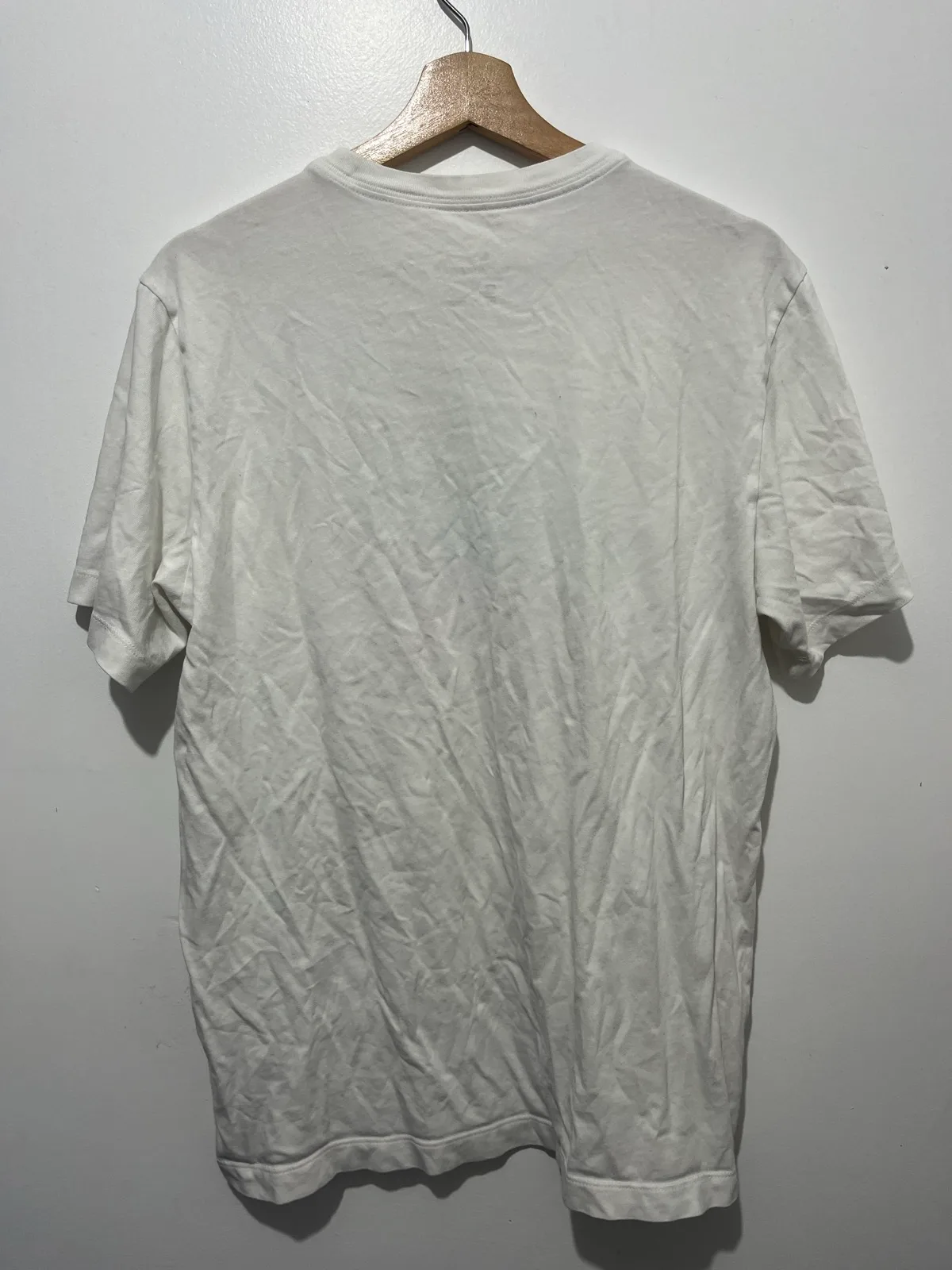 Nike Mens White Graphic Logo Crew Neck Short Sleeve T-Shirt Size M – photo 3