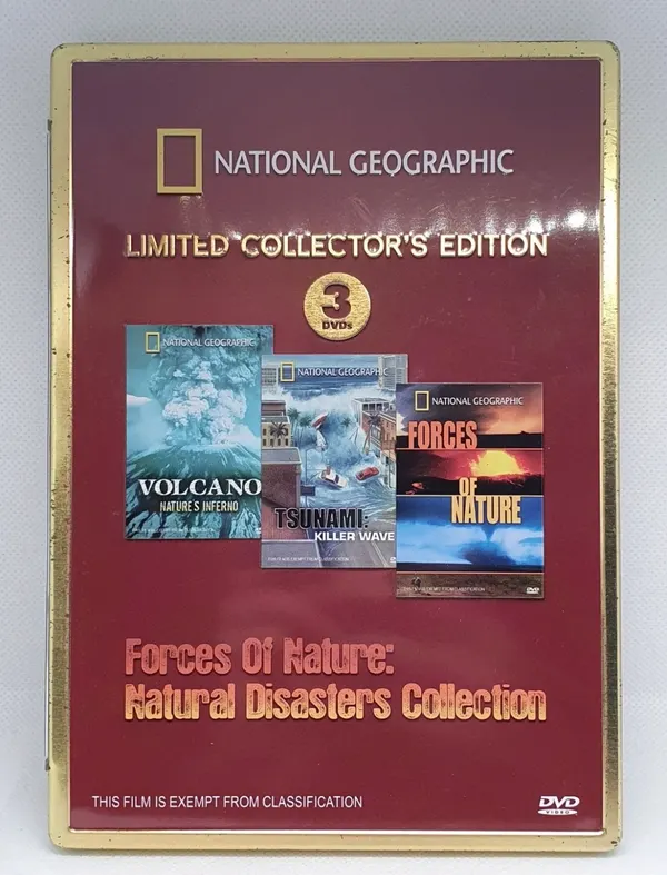 FORCES OF NATURE - NATURAL DISASTERS COLLECTION S/BOOK - DVD 3 DISCS - R4