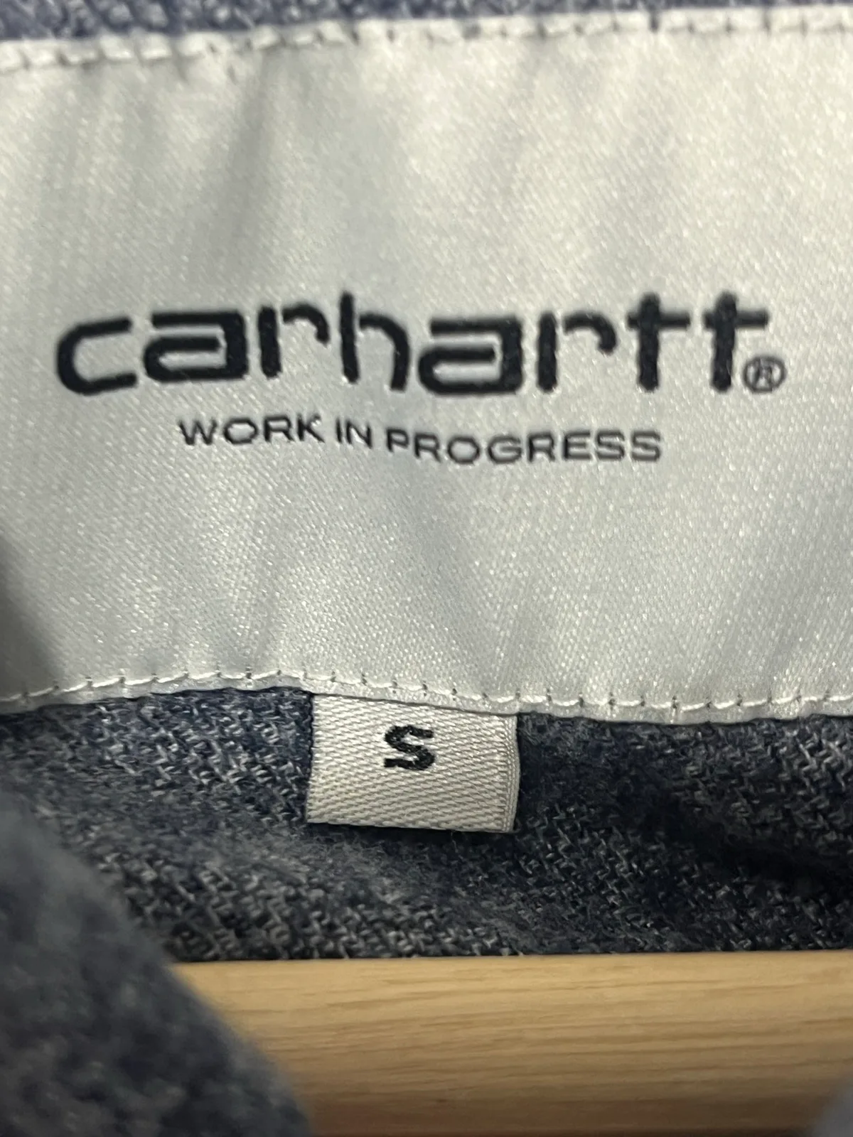 Carhartt WIP L/S Cram Shirt Mens Regular Fit Button-Down Grey Cotton S – photo 6