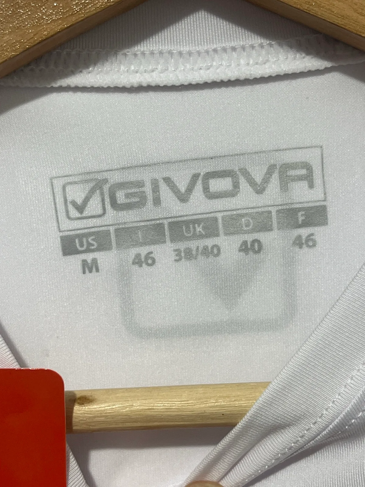 Givova Corpus 3 White Men’s Crew Neck Long Sleeve Stretch Top Athletic Fit M – photo 6