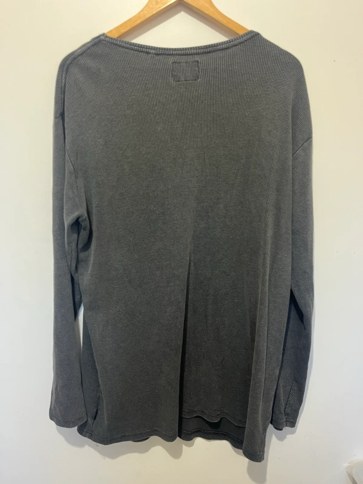 Men’s Silent Theory Grey Long Sleeve Thermal Top Size Large — photo 2