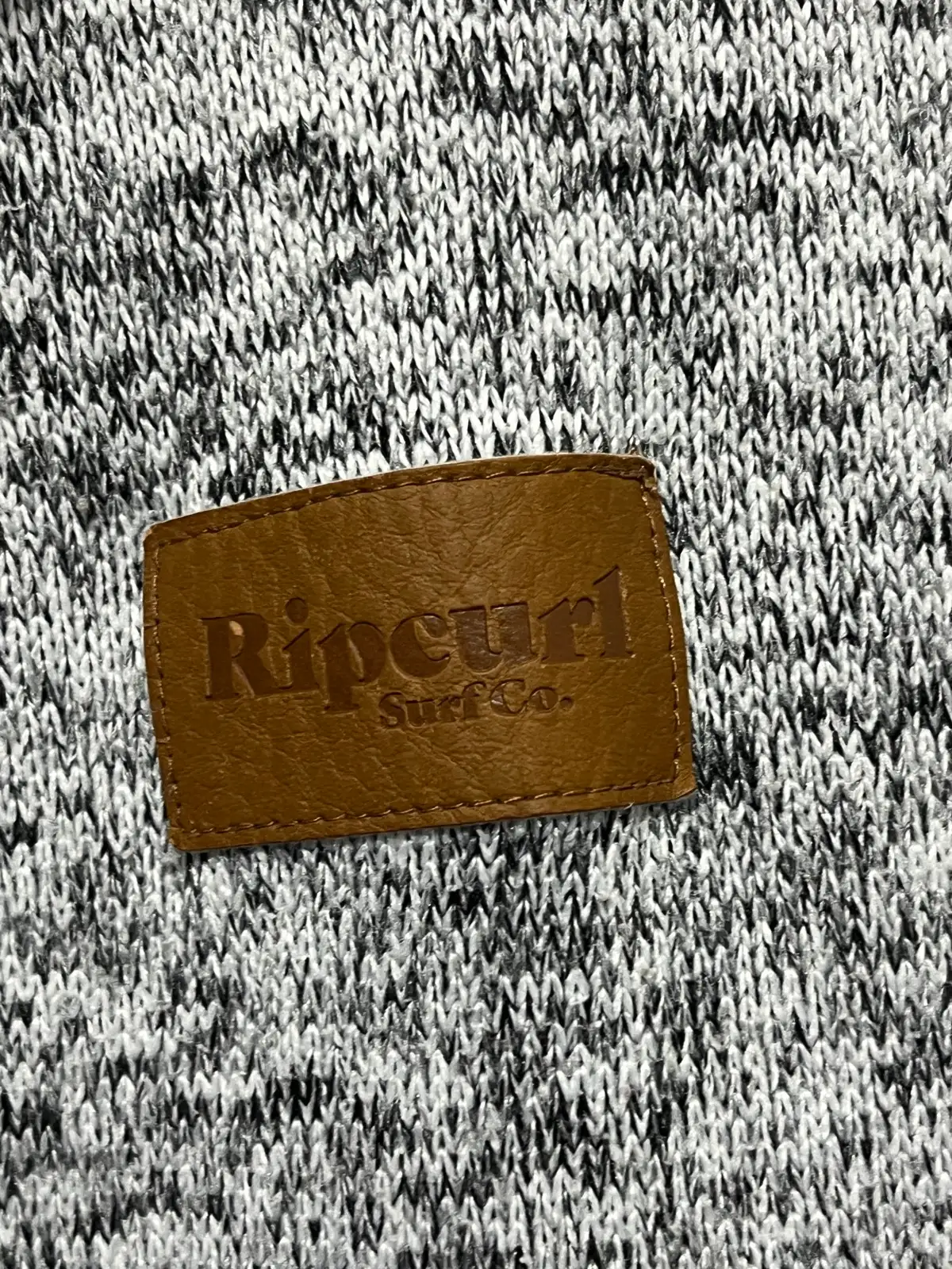 Ripcurl Women’s Grey Marled Pullover Hoodie Logo Drawstring Hooded Knit – photo 3