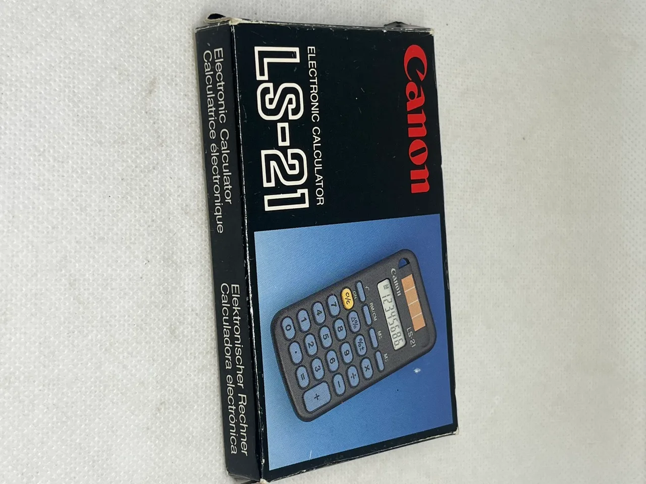 Canon LS-21 Basic Handheld Solar LCD Electronic Calculator Plastic Regular Keys – photo 5