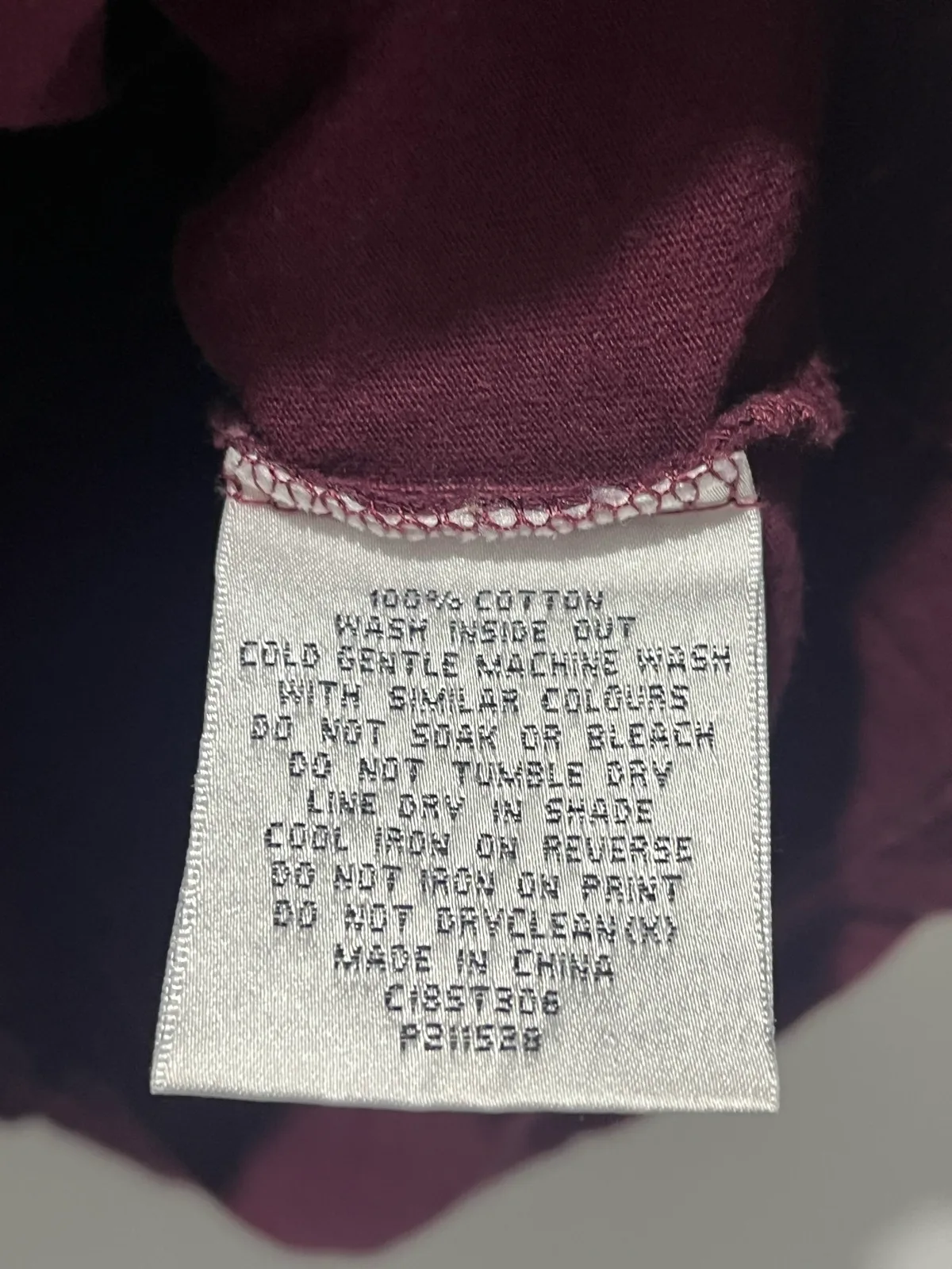 Connor Mens Burgundy Graphic City Crew Neck Short Sleeve Cotton T-Shirt Size M – photo 3