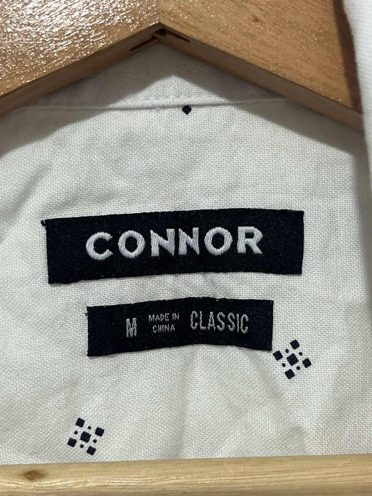 Connor Mens White Button Up Shirt Size Medium — photo 3