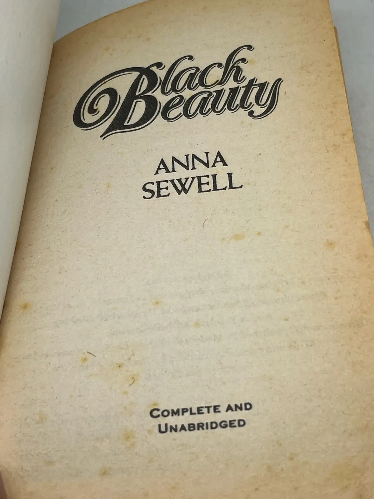 anna sewell black beauty classic tales paperback unabridged 1991 horses YA – photo 3