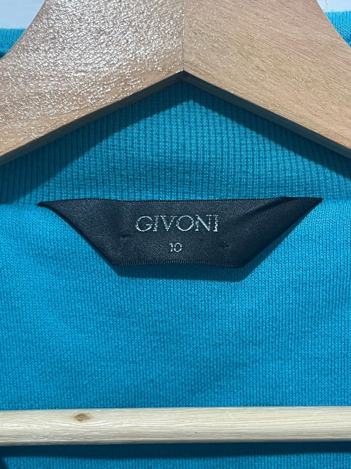 Givoni Women's Blue 1/4 Zip Fleece Pullover Sweatshirt Pockets Size 10 – photo 3