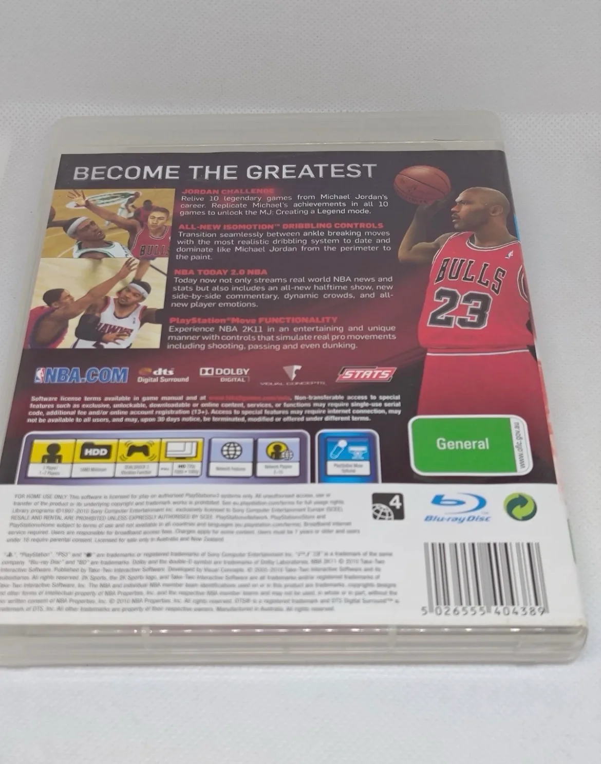NBA 2K11 - Playstation 3 (PS3) Complete With Manual — photo 2