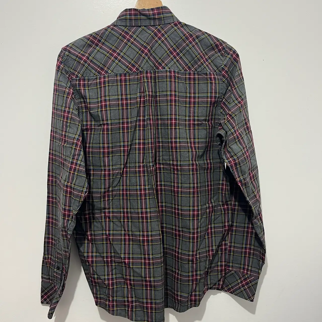 Carhartt WIP L/S Leroy Shirt Mens Button Up Long Sleeve Plaid Cotton S Grey – photo 2