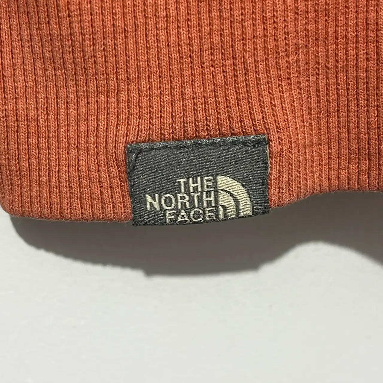 The North Face Orange Pullover Fleece Hoodie Logo Hood Pockets Teens – photo 3