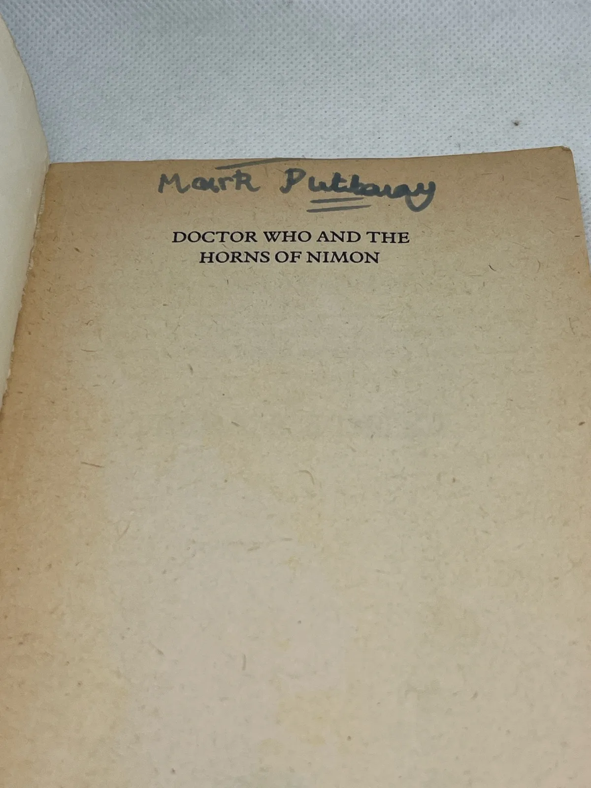 Doctor Who and the Horns Of Nimon by Terrance Dicks. Target Book (1980). – photo 4