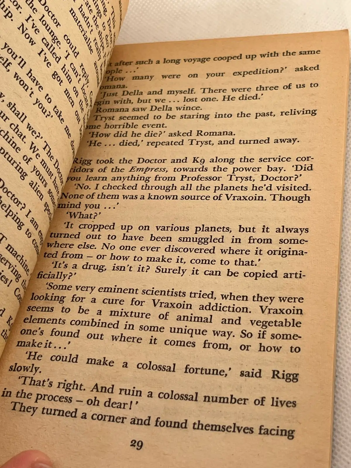 doctor who - nightmare of eden terrance dicks paperback w h allen 1980 vintage – photo 11