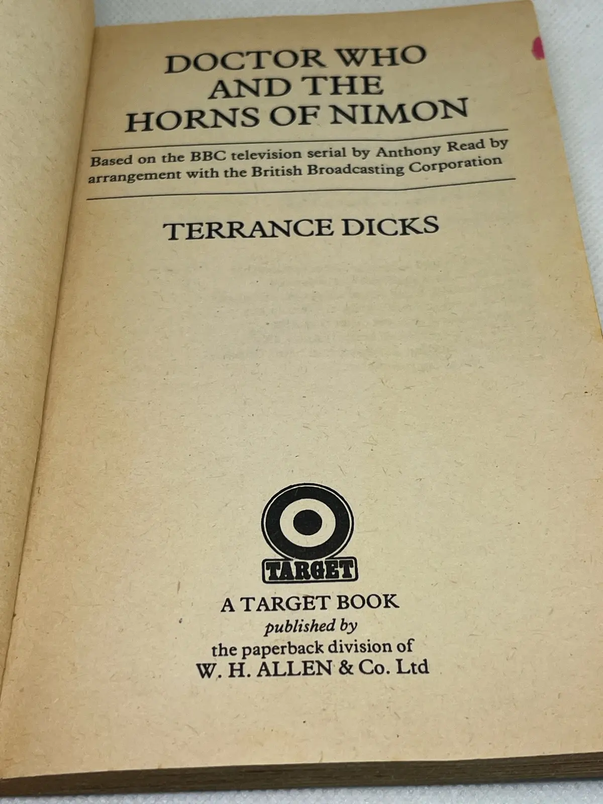 Doctor Who and the Horns Of Nimon by Terrance Dicks. Target Book (1980). – photo 5