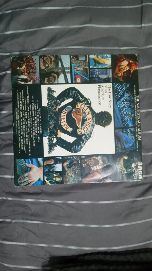 Origal lp vinal album hell's angels forever q Q2