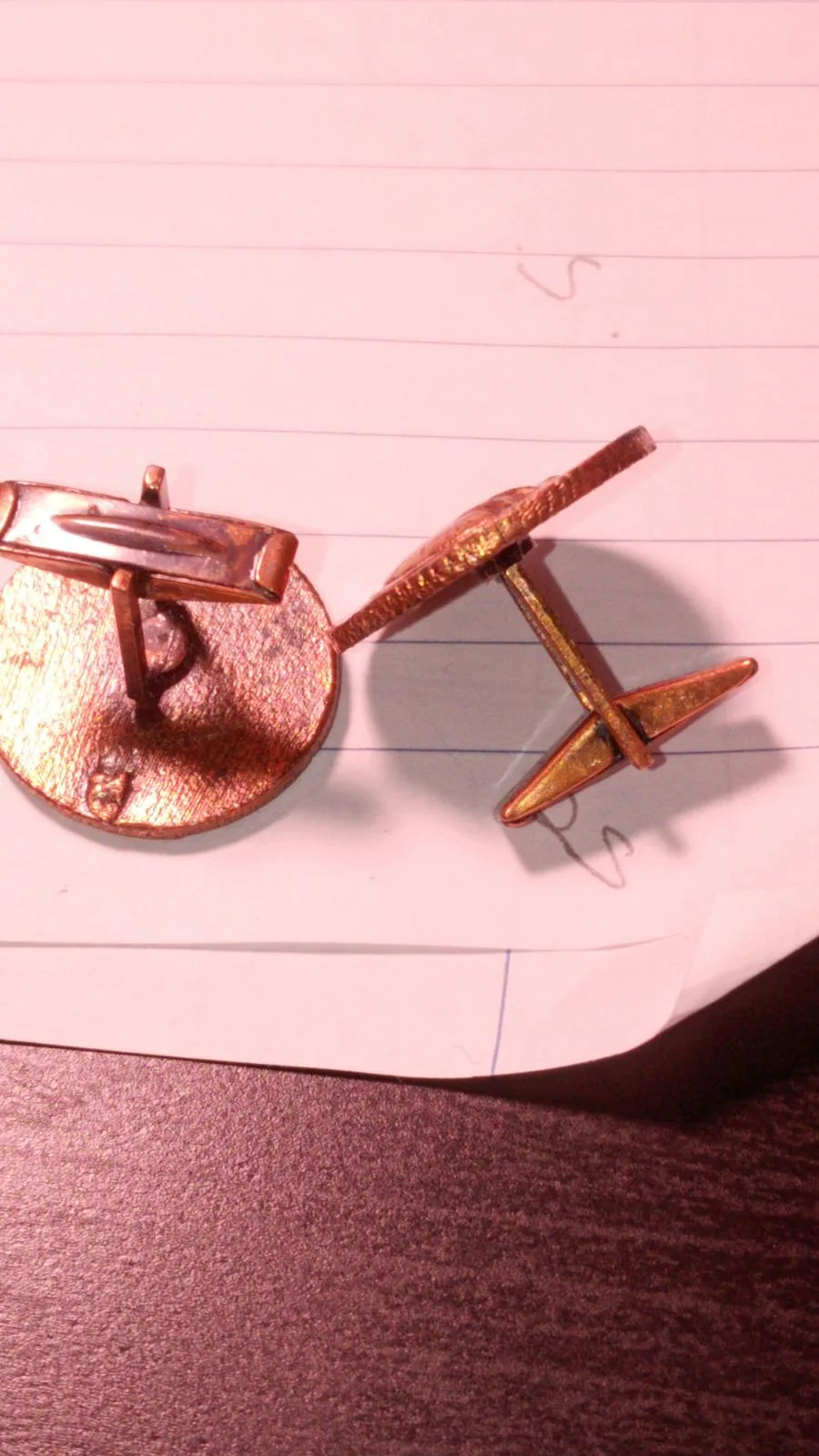 Vintage Roman soldier cufflinks — photo 2