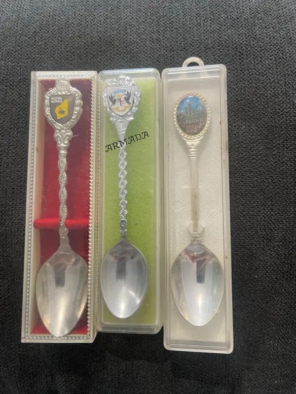 Souvenir spoons.