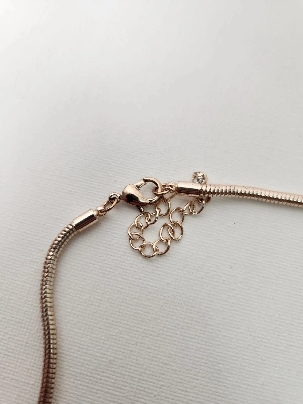 Forever New Limited Edition Collar Beaded Necklace Rose Gold/Grey, #10007 — photo 2