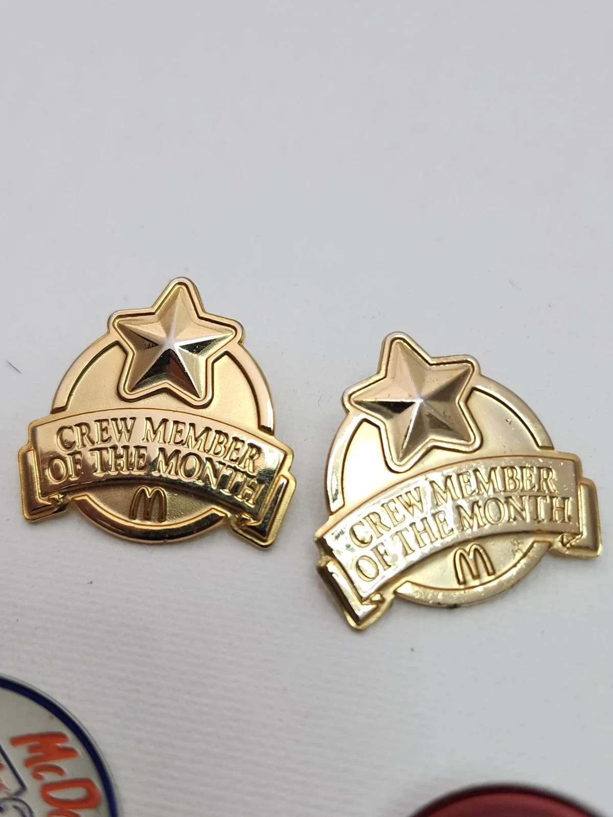 McDonald’s Crew Member Pins Lot x 3 & Quick n Rite D/T x 1, #10017 — photo 6