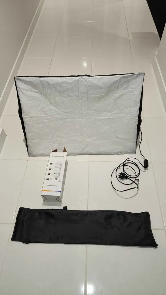 Softbox 50x70cm Collapsible, with 125W Lamp — photo 2