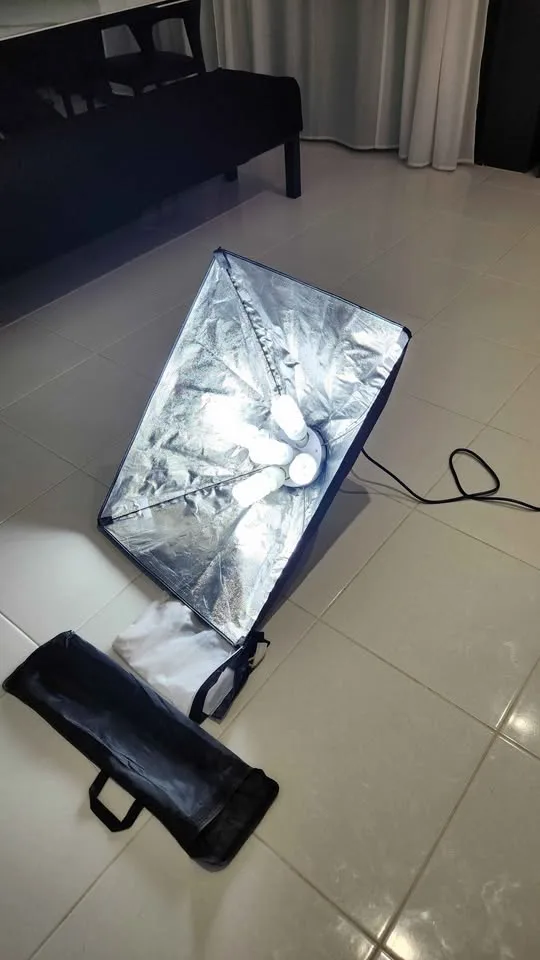 Softbox 50x70cm Rectangular, with 5x45W Lamps, #10019 — photo 5