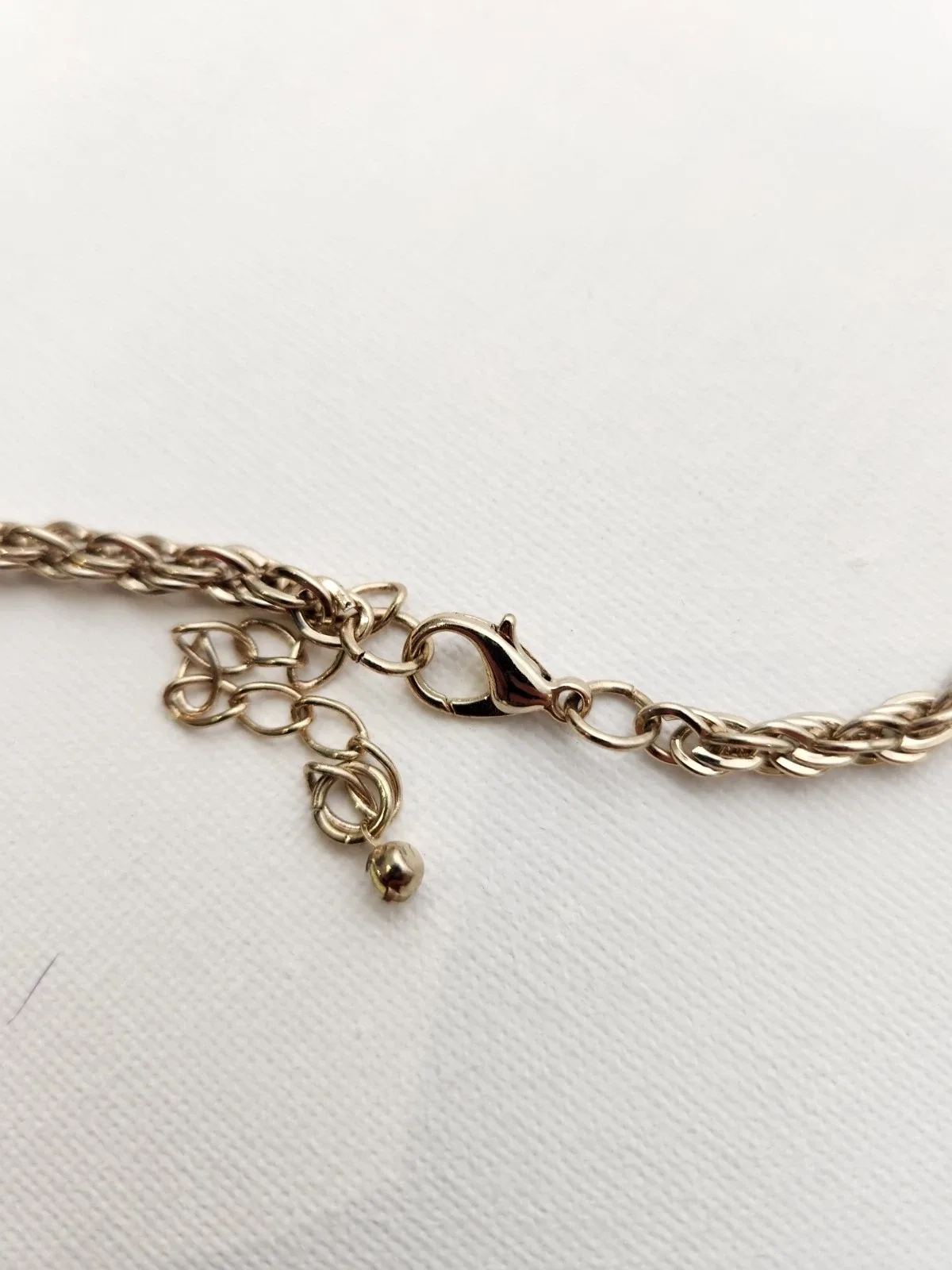 Forever New Gold/Black Crescent Pendant Rope Chain Necklace Adjustable, #10014 — photo 3