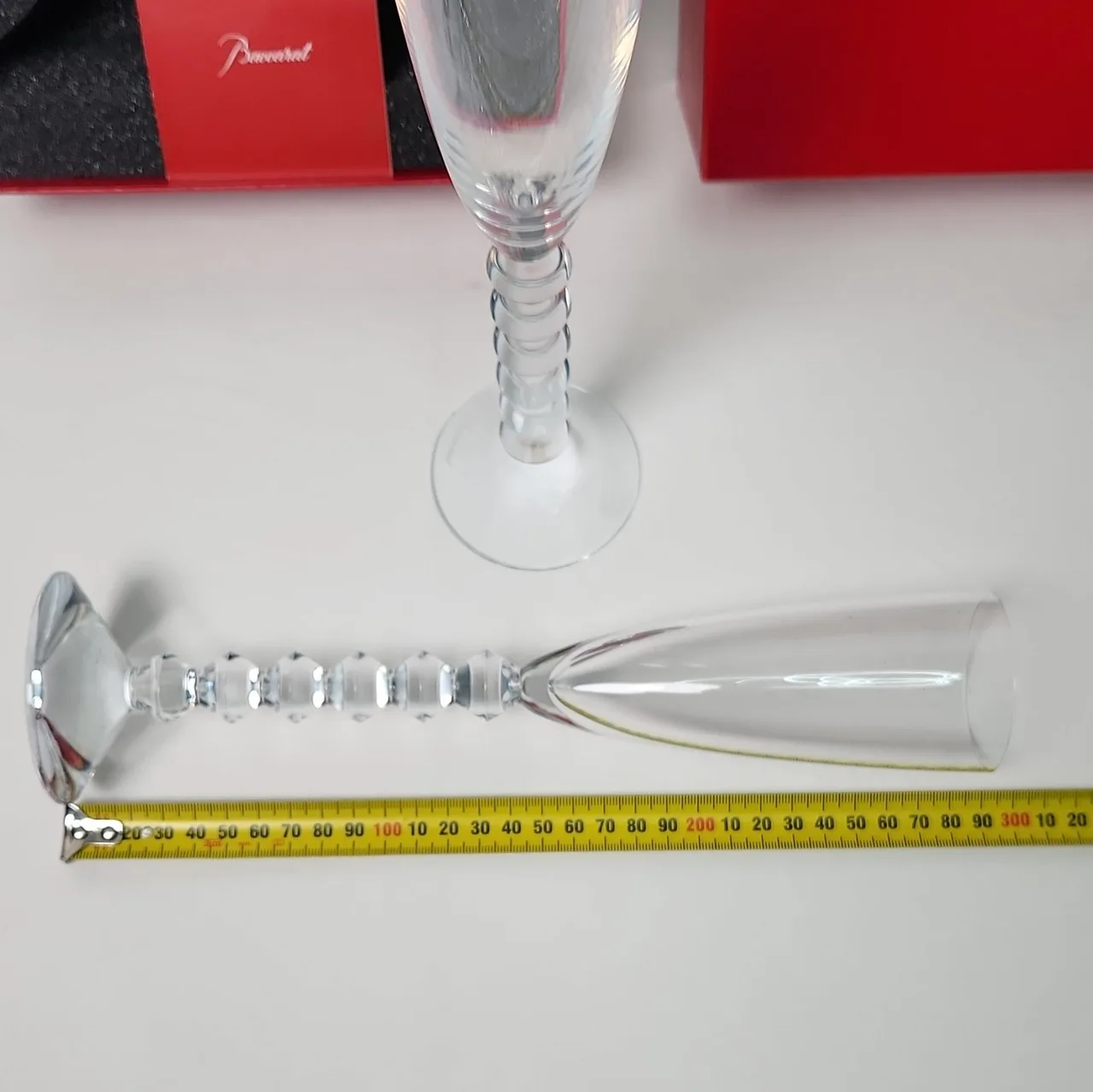 Baccarat Vega Flutissimo Clear Champagne Flutes Set of 2, #10002 — photo 10