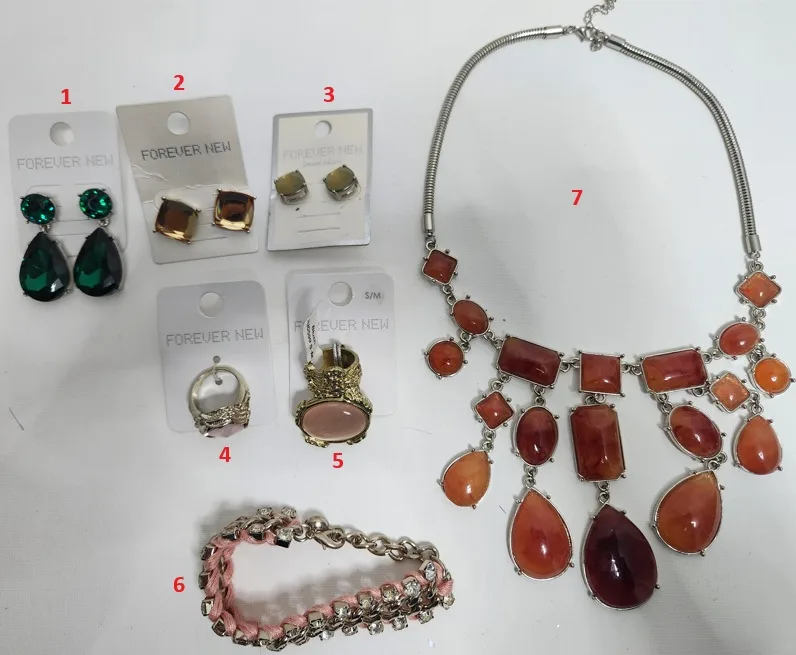 Forever New Jewellery Set, Elegant Autumn Formal Statement Evening, #10031 — photo 2