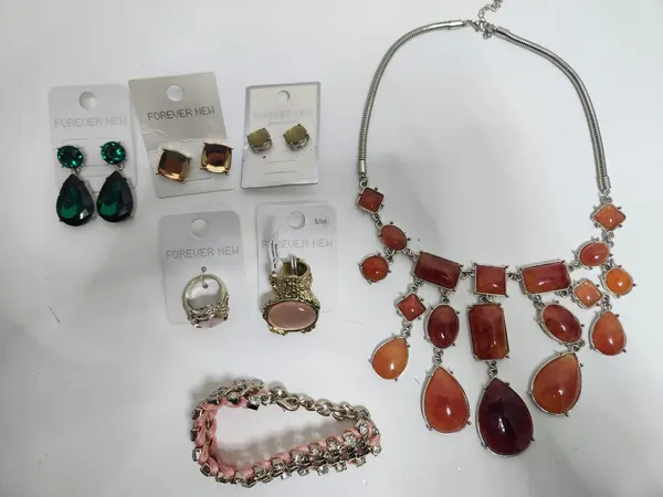 Forever New Jewellery Set, Elegant Autumn Formal Statement Evening, #10031